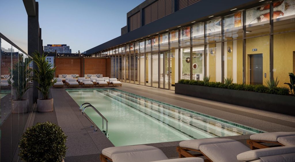 the saint grand chicago rooftop pools