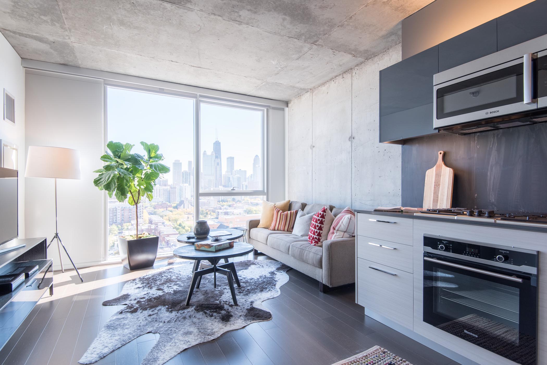 Work and Play at The Parker's Fulton Market Apartments - Luxury
